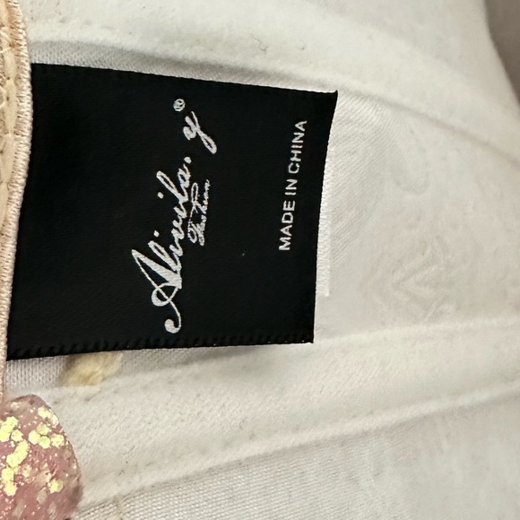 NWT alivila y fashion rose gold paisley corset size 5XL - Picture 7 of 11